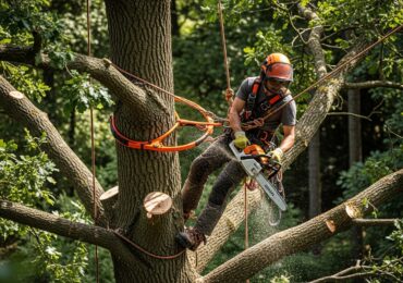 Harnais de sécurité avec pont central ou latéral (abattage d&rsquo;arbre)