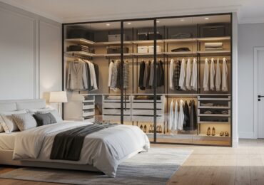 Suite parentale dressing : fermer avec une verrière