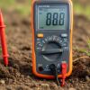 Mesure résistance de terre et humidité du sol