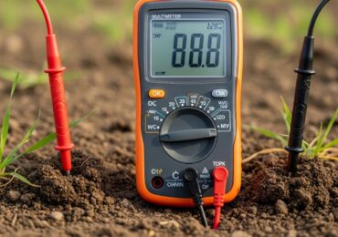 Mesure résistance de terre et humidité du sol