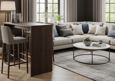 Mobilier : mange-debout et canapés pour la détente