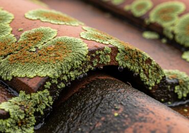 Infiltration eau par capillarité à cause du lichen