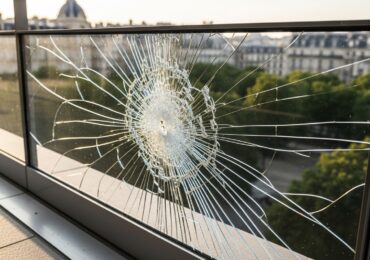 Remplacer un panneau de verre feuilleté cassé d&rsquo;un garde corps