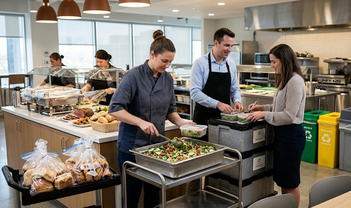 Gérer les surplus de la restauration d'entreprise