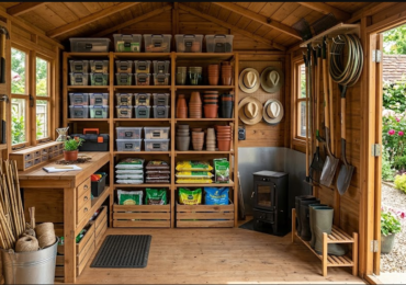 Organisation intérieure : optimiser le rangement de votre abri de jardin