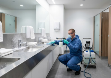Désinfection des sanitaires neufs avant usage
