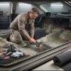Remplacement de moquette auto : traiter la rouille du plancher avant la pose
