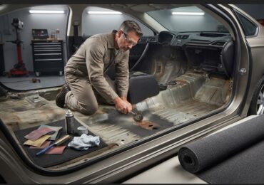 Remplacement de moquette auto : traiter la rouille du plancher avant la pose
