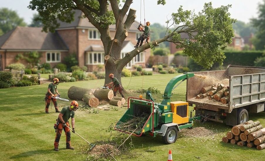 Abattage d’arbres : le coût d&rsquo;une prestation complète avec évacuation
