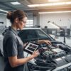 Le diagnostic de panne électronique et mécanique dans un garage auto moderne