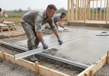 Comment réaliser une chape en béton armé parfaitement plane pour son abri ?