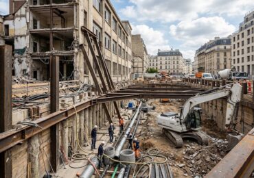 Terrassement, VRD, démolition : les techniques d&rsquo;étaiement et de soutènement