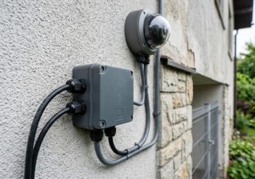 Boîte de jonction étanche pour une installation filaire extérieure d’une caméra de surveillance