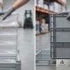 Conteneurs thermoformés vs injectés : rigidité et prix de location