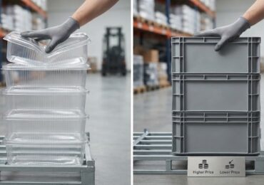 Conteneurs thermoformés vs injectés : rigidité et prix de location