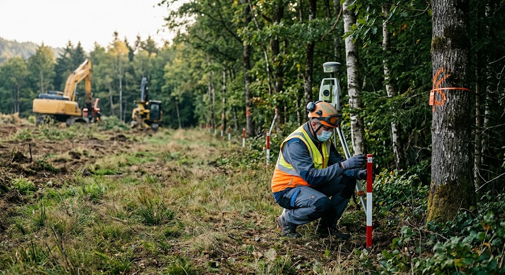 Géomètre-expert pour borner le terrain