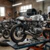 Garage moto spécialisé : préparation moteur, personnalisation et tuning café racer