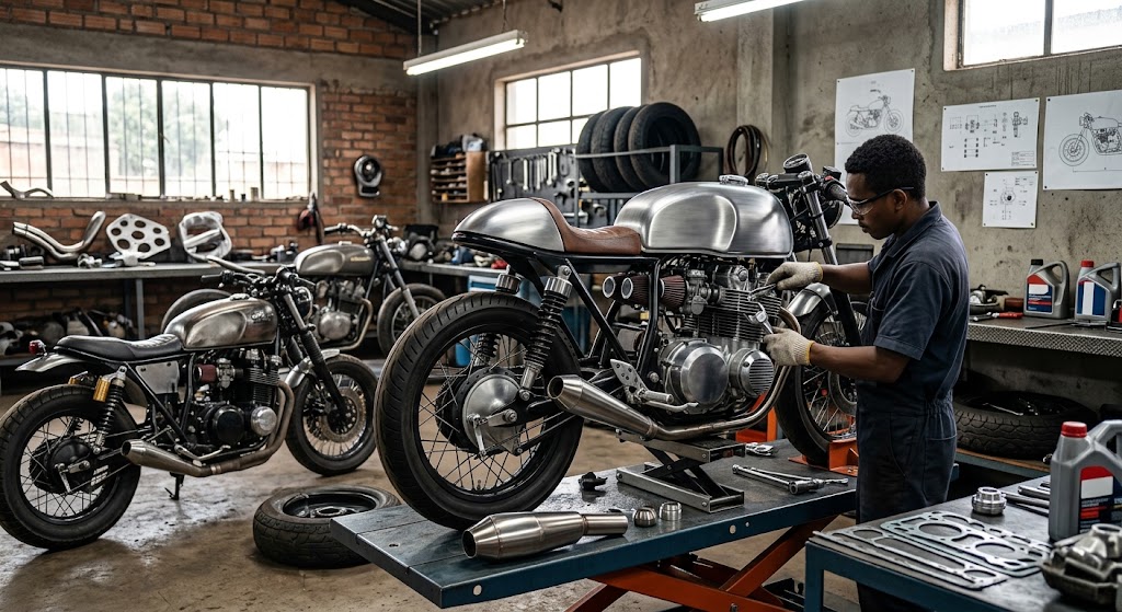 Garage moto spécialisé
