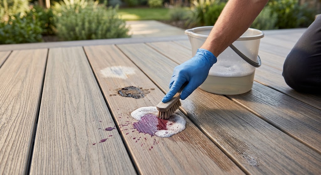 Nettoyage des taches de vin, de graisse ou de chlore