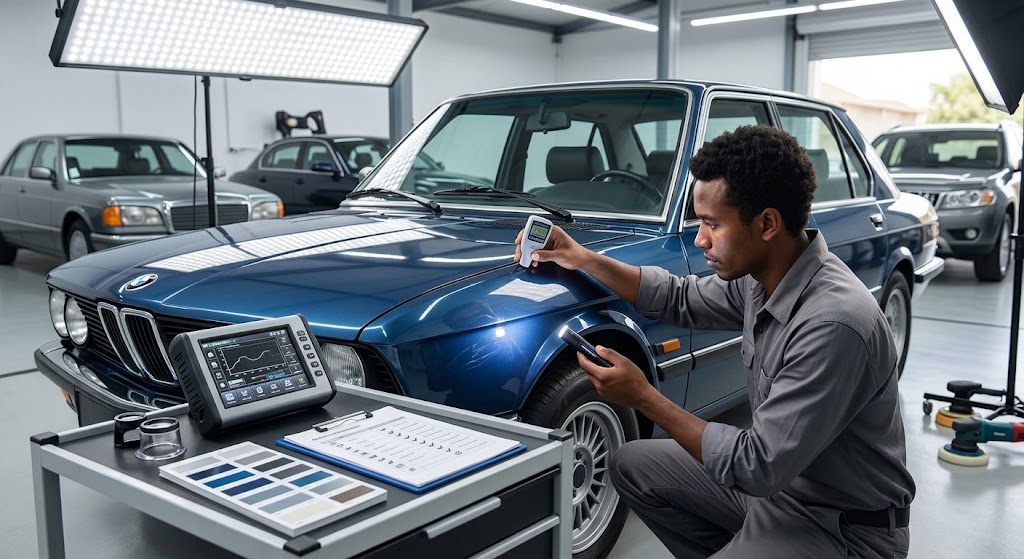Diagnostic avant peinture auto