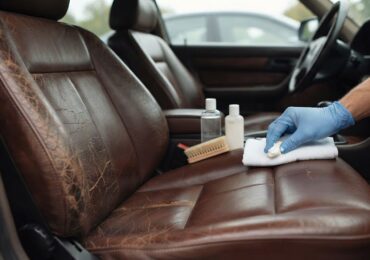 Comment nettoyer et rénover une sellerie de voiture en cuir craquelé ?