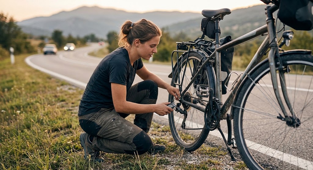 Réparation de vélo